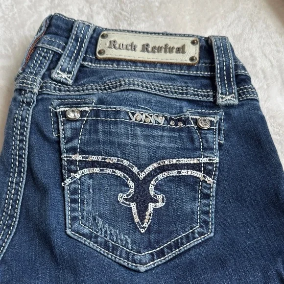 Rock Revival Dark Blue jeans - Picture 9 of 9